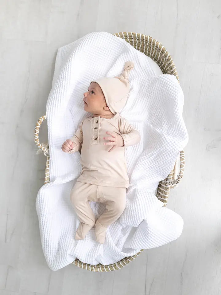 Newborn Gender Neutral Sand Two Piece Set