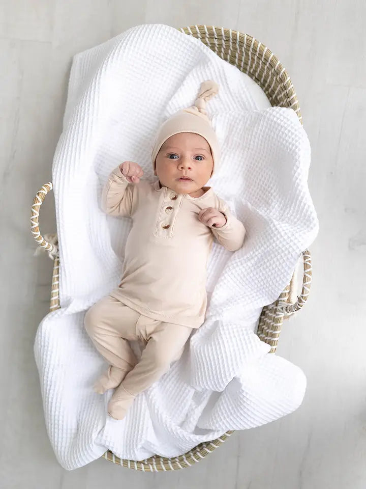 Newborn Gender Neutral Sand Two Piece Set