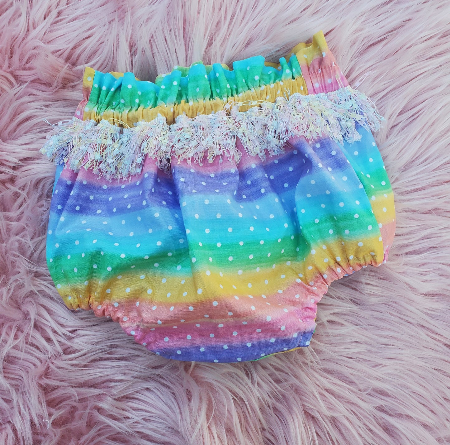 Rainbow Polka Dot Bloomies