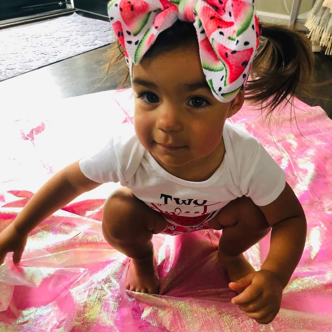 Watermelon Sugar Bummies + Bow Sets - Posies + Grace