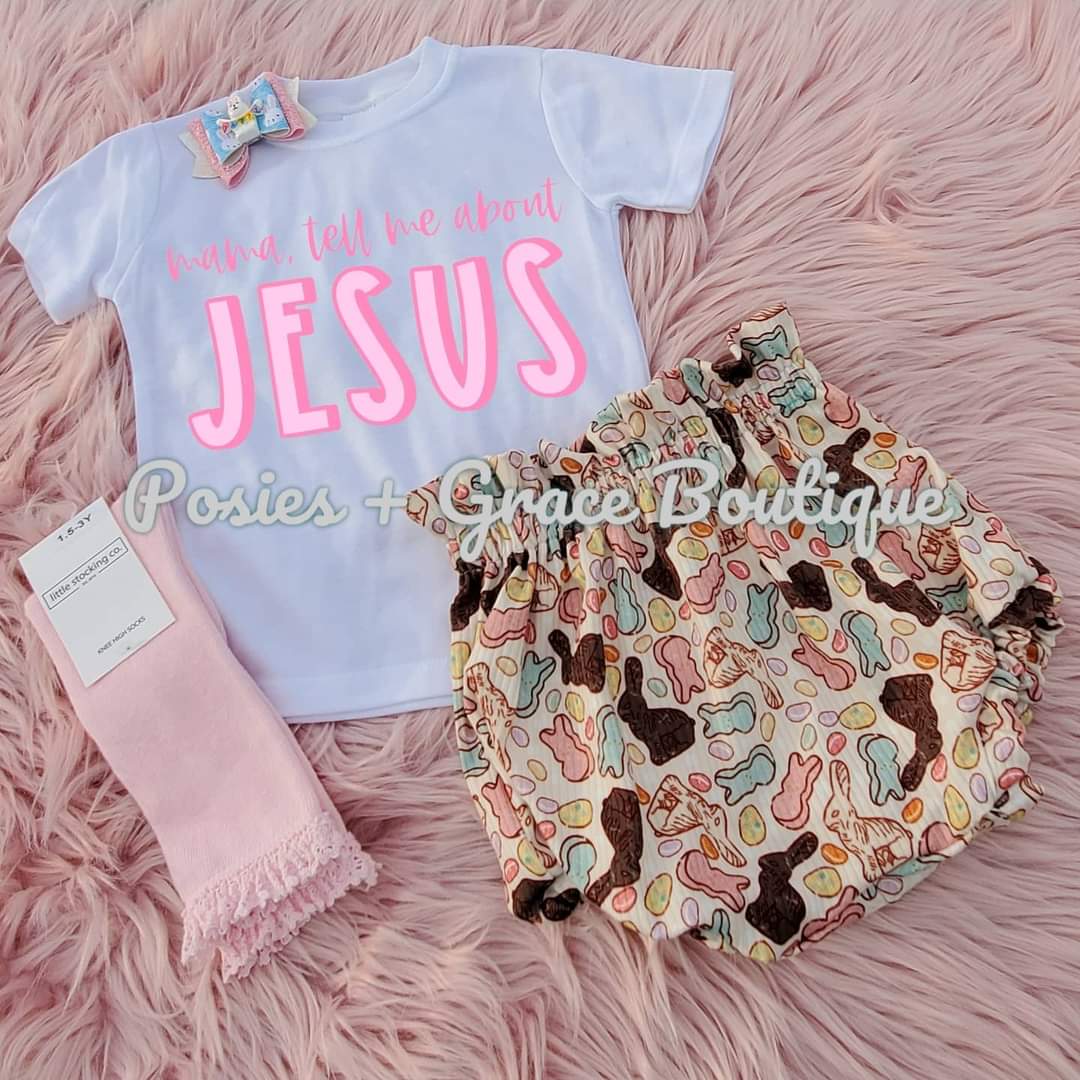 Mama Tell me about Jesus Tee