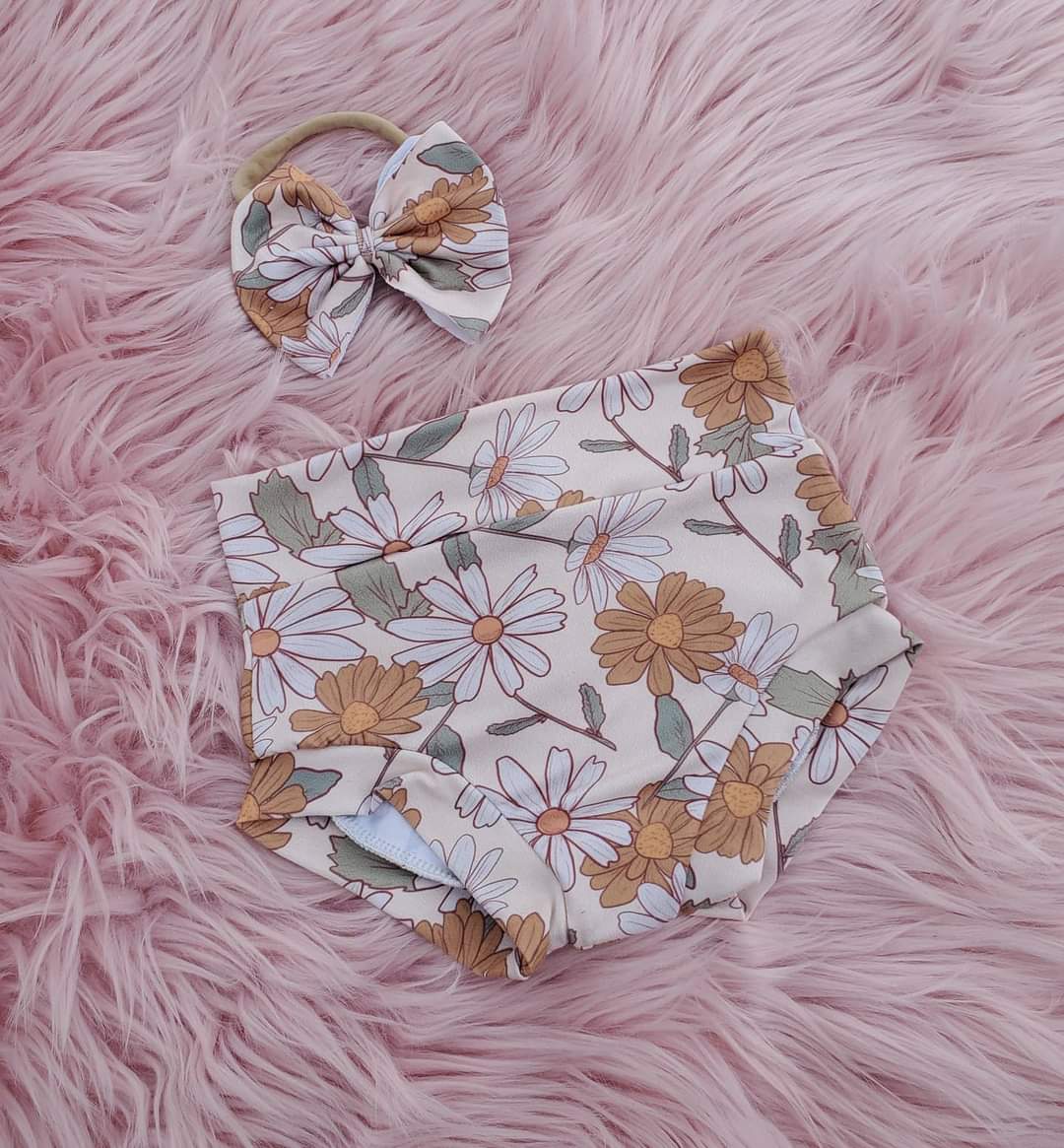 Driving Ms. Daisy Floral Bummies