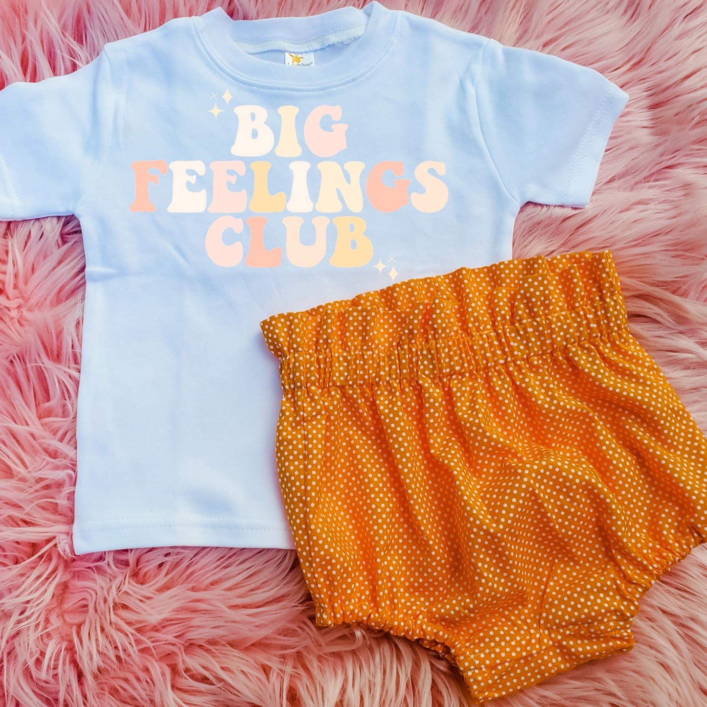 Orange polka dot Bloomies