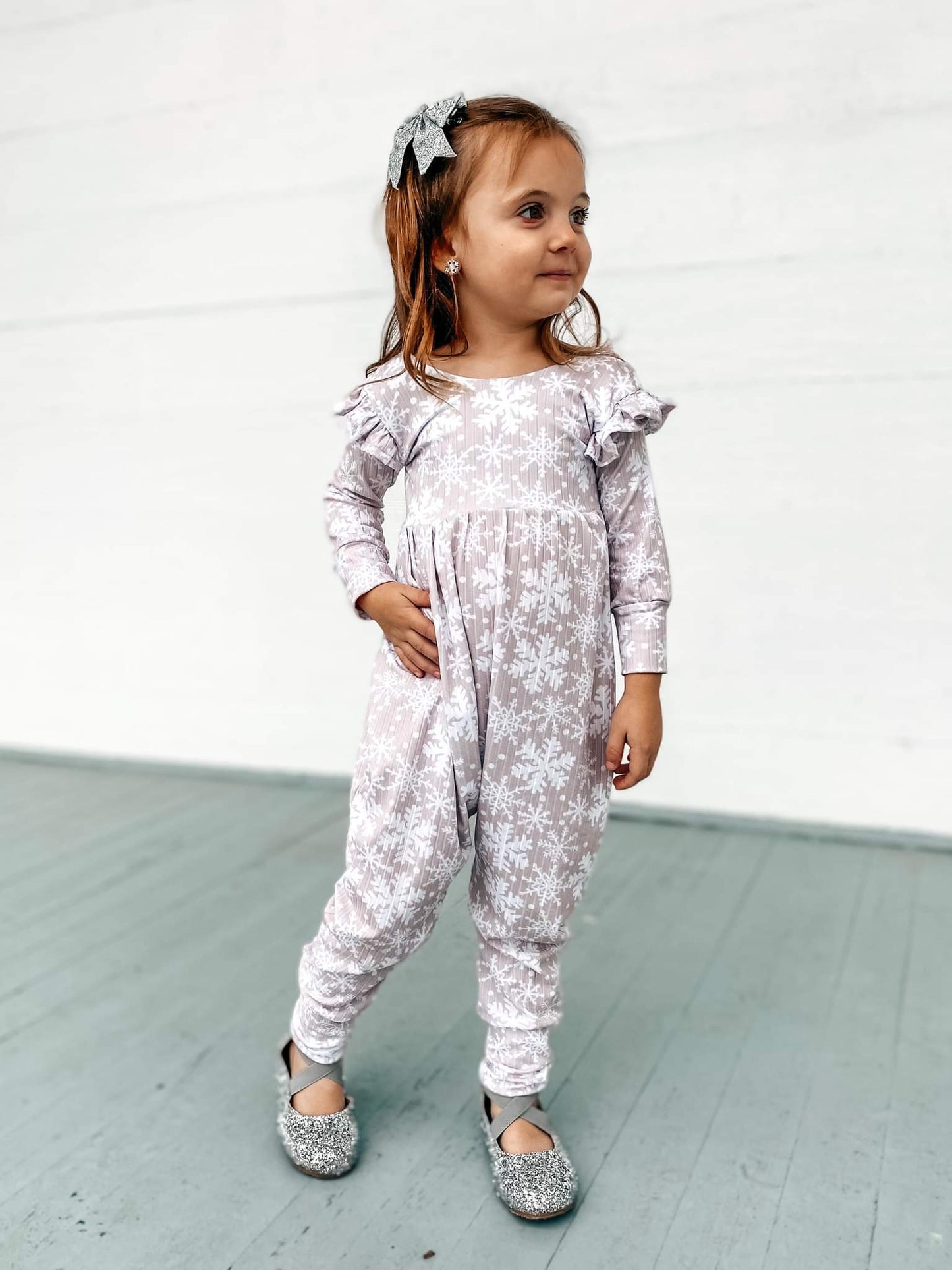 Snowflake Magnolia Romper