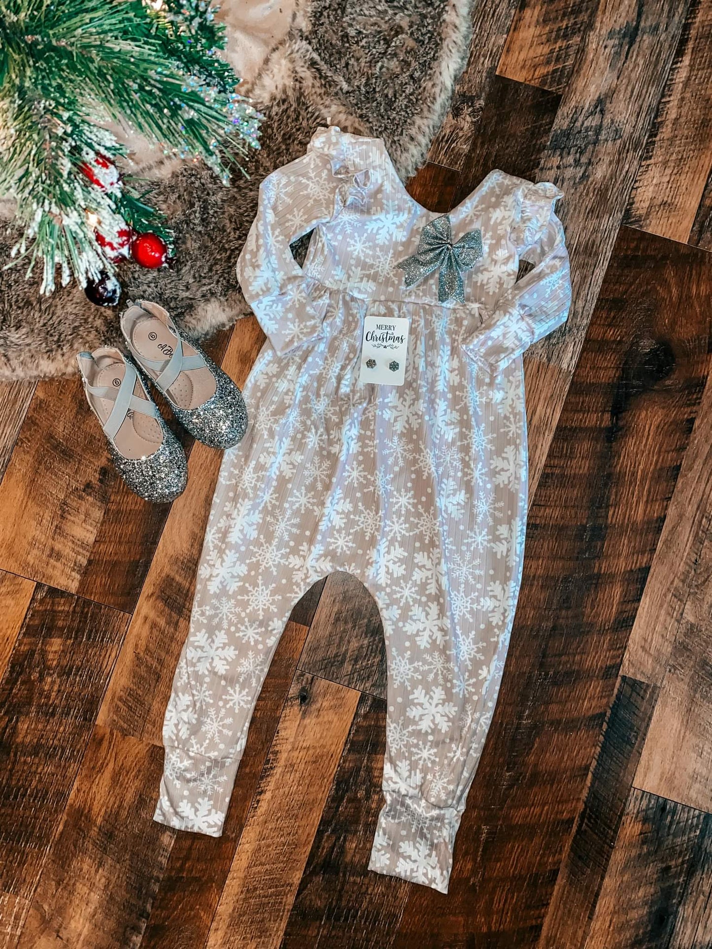 Snowflake Magnolia Romper