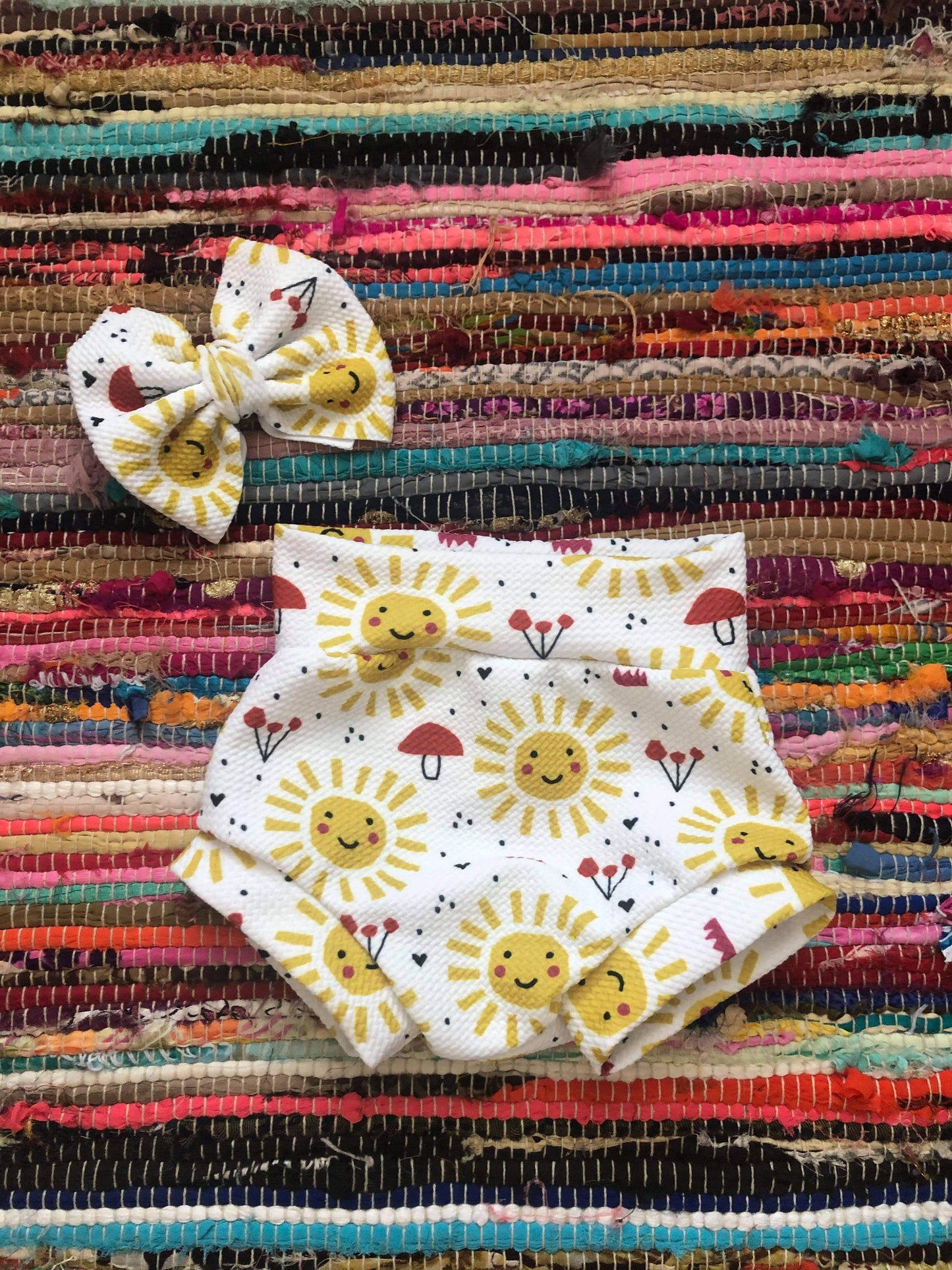 Sunshine Babe Bummies + Bow