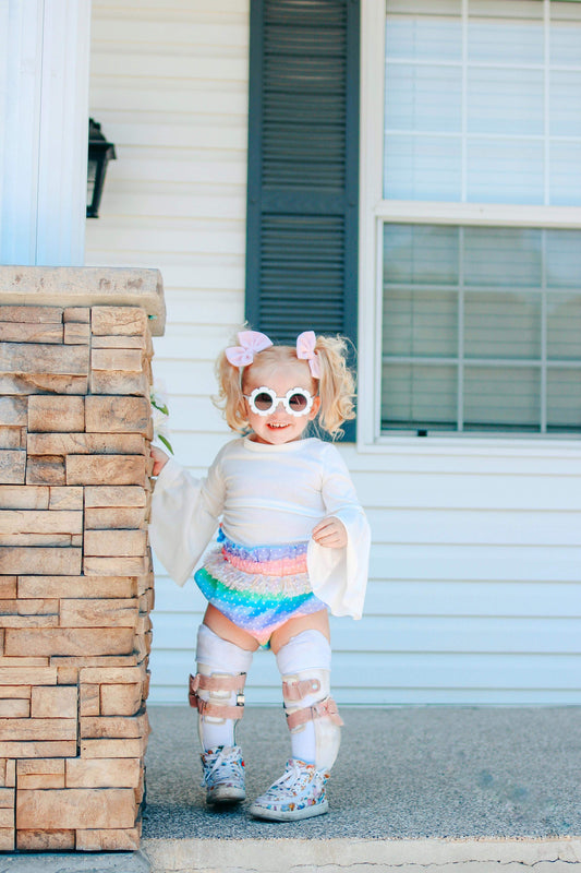 Rainbow Polka Dot Bloomies