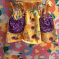 Mustard Fall floral skirt