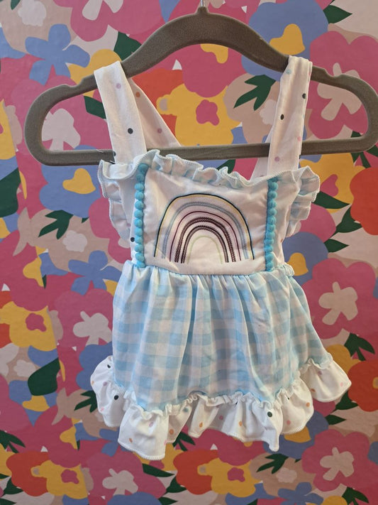 Rainbow Baby Spring Romper