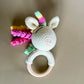 Unicorn Crocheted Teether/ Rattle