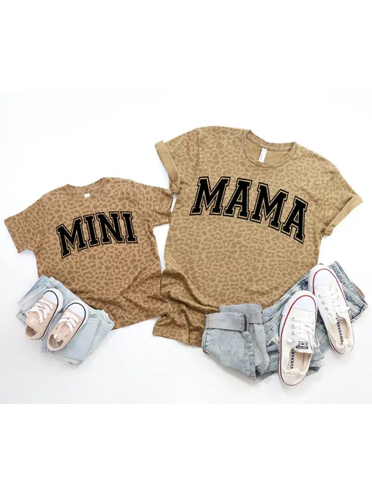 Mama and Mini Leopard TShirts