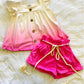 Pink ombre shorts set
