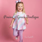 Spring Peplum and Leggings Set