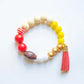 Kids Red Kingdom Football Bracelet