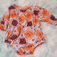 Peanut butter jelly time sweater romper