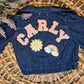 Personalized Chenille Patch Jean Jacket
