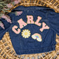 Personalized Chenille Patch Jean Jacket