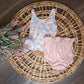 Peach perfect camilla top and solid bloomies SET