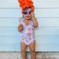 Groovy Babe Floral Ruffled One Piece