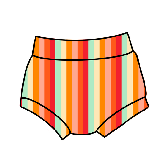 Groovy Stripes Bummies