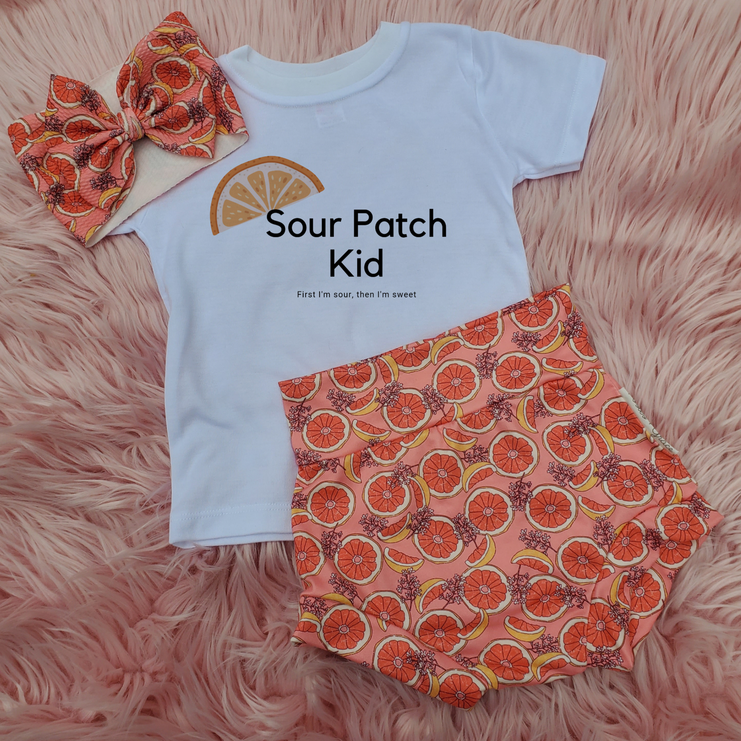 Grapefruit Bummies + Headwrap