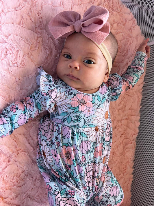 Spring Fling Ruffled Magnolia Romper