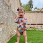 Peanut butter jelly time sweater romper